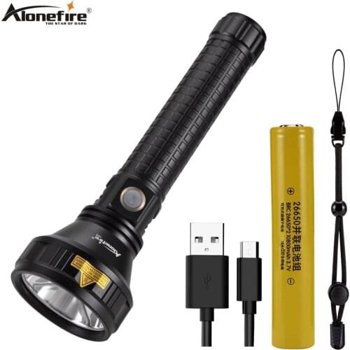Alonefire H45 Super Bright 20W SST40 LED Flashlight USB Rechargeable Tactical torch Waterproof Ultra Bright Lantern Camping