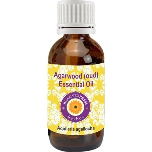 FRee Shipping Pure Agarwod Essential Oil Aquilaria agallocha 100% Natural Therapeutic Gr Oud 5ML