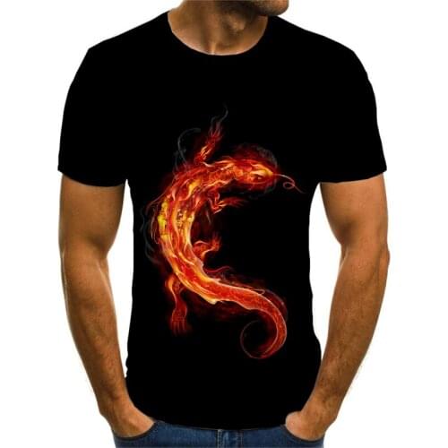 3d Tshirt Tiger T-shirt Men Cheetah Shirt Print Animal Tshirt Printed Harajuku Funny T shirts Mens Clothing summer Cool Male