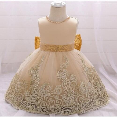 Summer Girls Princess Dress For Kids Gold Print Sequin Sleeveless Dresses Birthday Wedding Party Vestidos Children Clothing