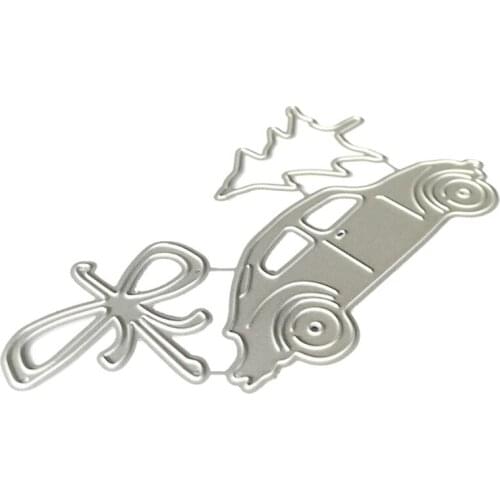 Tree Car Metal Cutting Dies Stencil Scrapbooking DIY Album Stamp Paper Embossing