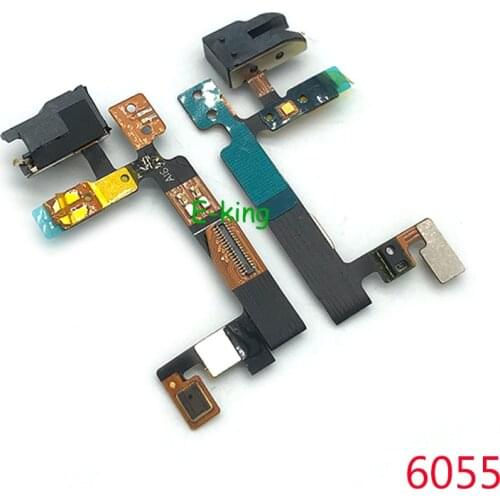 Microphone For Alcatel Idol 4 OT6055 OT 6055 Headphone Port Audio Jack with Light Sensor Flex