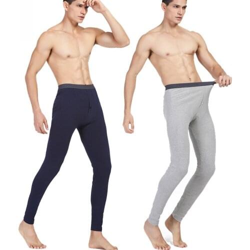 Men Cotton Warm Leggings High-grade Fashion Long Pants Autumn Winter Foundation Plus Size Underwear
