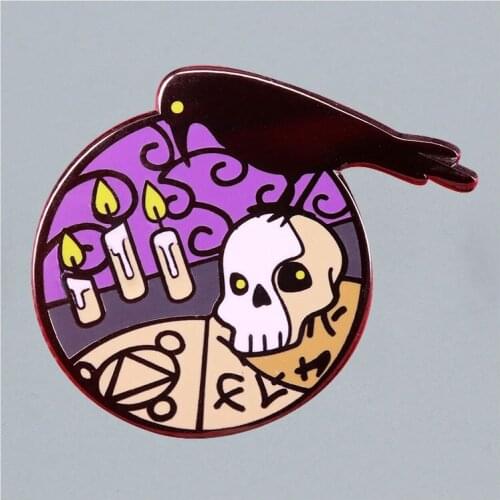 Interesting Terror Scene Cartoon Brooch Originality Lapel Badge Denim Jacket Backpack Pin Decoration Given Friends And Fans Gift