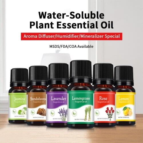 10ml Car Natural Plant Essential Oil for Car Air Freshener Diffuser Humidifier Refill Perfume Flavoring for Car Auto Accessories