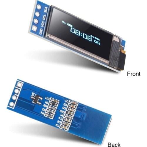 0.91 Inch 6Pin IIC I2C SPI Interface OLED White LCD Display Module 0.91" Drive SSD136 Board For Arduino Raspberry Pi 32