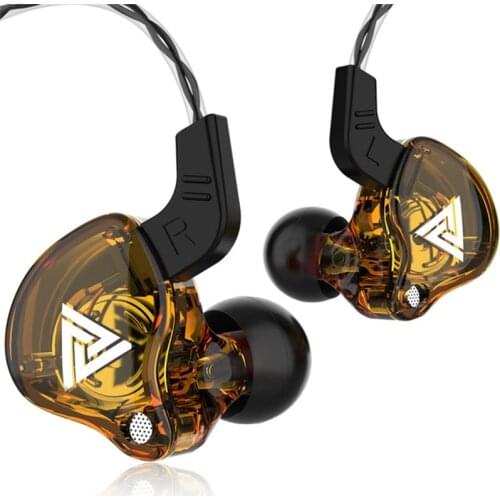 Professional Earphones Wired In-Ear HiFi Heavy Bass Earphone Sports music Earphones with Microphone Earbuds For Running CK6 AK6