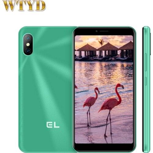 KEN XIN DA EL 6C Smartphone 5.5'' 1GB RAM 16GB ROM Quad Core Android 8.1 Dual Back Camera 2500mAh Face Unlock 4G Mobile Phone