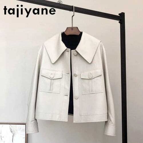 Tajiyane Genuine Leather Jacket Women Spring 2021 100% Sheepskin Coat Female Korean Style Jackets Chaqueta Cuero Mujer Pph4456