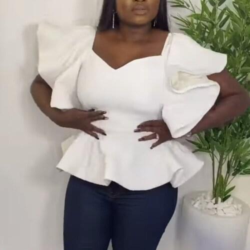 WICCON Peplum Blouses