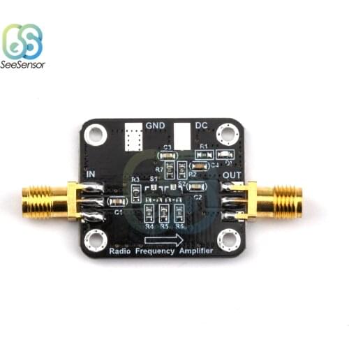 10KHz to 1GHz 10dBm RF Broadband Amplifier LNA Module HF VHF UHF FM Ham Radio Low Noise Amplifier Board DC 12V