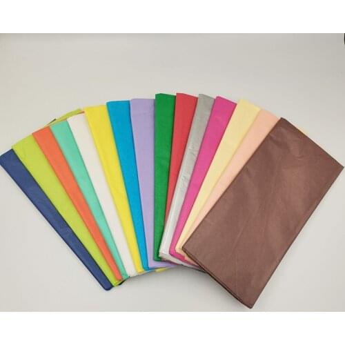 10Sheet/Bag Colorful Tissue Paper Paper Flowers Gift DIY Wedding Decoration Paper Handicraft Papercut Craft Accessories 55x66cm