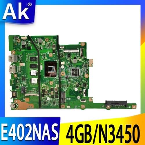90NB0C50-R000E0 For ASUS E402NAS E402NA E402N Laptop Mainboard Motherboard w/ 4G RAM /N3450(14 inch Laptop )