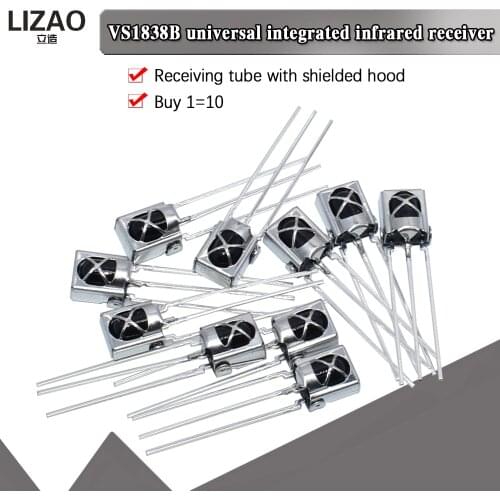Free Shipping 10pcs/LOT eneral integration universal infrared receiving head/Infrared sensor HX1838 / VS1838 VS1838B