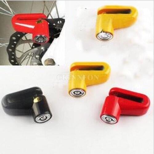 50Pcs/Lot Scooter Bike Bicycle Motorcycle Safety Anti-theft Disk Disc Brake Rotor Lock With 2 Keys