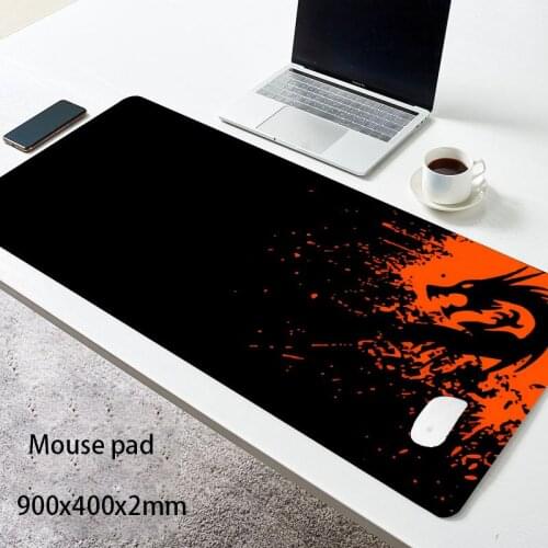 Gaming Large Mouse Pad with Stitched Edges- Extended XXL Mouse Mat with Nonslip Natural Rubber Base and Waterproof mouse pad mat
