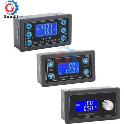 LCD Digital PWM Signal Generator Pulse Frequency Duty Cycle Adjustable Square Wave Rectangular Wave Signal Function Generator