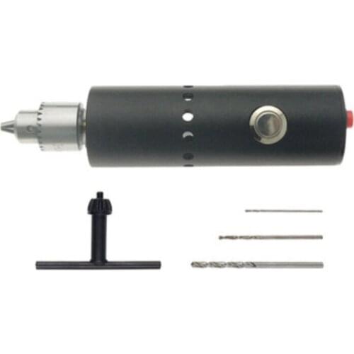 Electric Mini Drill 0.3-6.5mm 3V-24V Rotary Tool Kit Variable Speed with Self-Lock Switch, Cooling Holes