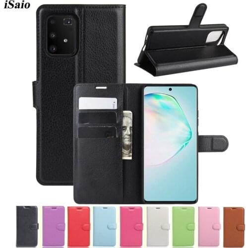 For Samsung Galaxy S10 lite M80S A91 Wallet Leather Case Cover for Samsung Galaxy S10lite Mobile Phone Case Flip Cover Funda