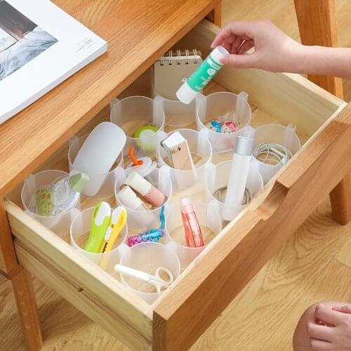 Socks Dormitory Closet Storage Box Household Drawer Divider Free Combination Finishing Box Plastic Underwear Socks Storage Box