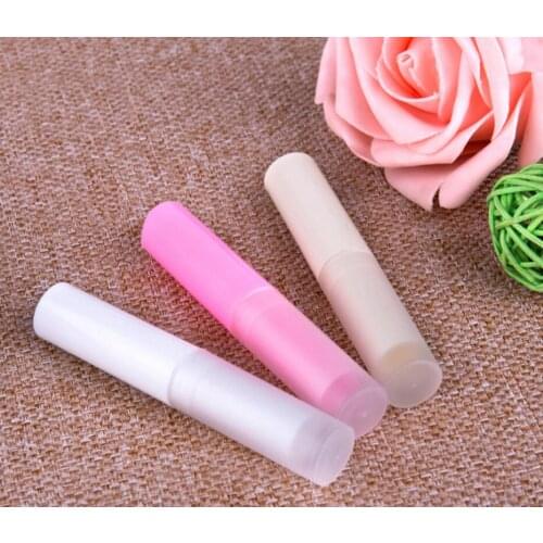 2017 New 500 pcs 4g lip tubes Container PET lipstick bottle DIY Empty Refillable bottles Lip Gloss tube