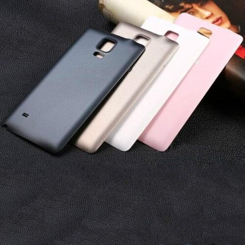50pcs/lot Original Back Battery Door Housing For Samsung Galaxy Note4 Note 4 N9100 N910 Battery Back Cover - Gold Black White