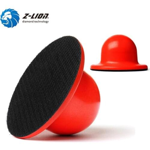 Z-LION 4 inch Sanding Block Backing Pad 1pc 2pcs Hook And Loop Sandpaper Holder Hand Grinding Block Polishing Tool