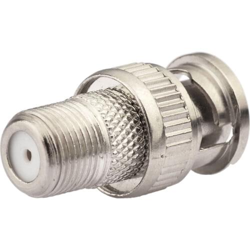 Superbat F Jack to BNC Plug Straight RF Coaxial Connector