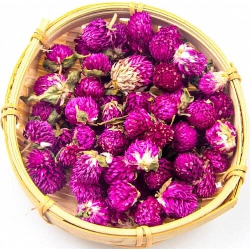 Purple Gomphrena globosa buds naturally Dried flower, Pressed Flowers DIY birthday/Christmas/ office decoration accessories 50PC