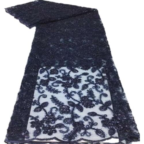 SJ Lace 2021 African Lace Fabric High Quaity Lace Fabric French Tulle Mesh Lace Fabric for Nigerian Dress Sewing ws5-91