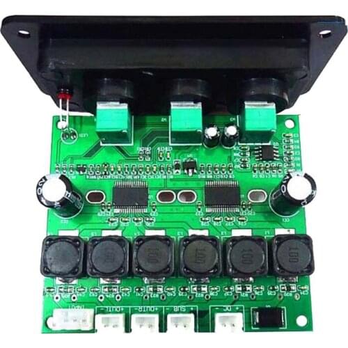 TPA3118D2 120W Sound Amplifier Board 2.1 Subwoofer Amplifiers Digital Power Amplificador 2X30W+60W Audio Amp with Panel