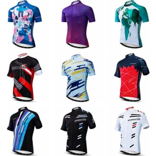 Weimostar Cycling Jersey Men Summer Short Sleeve Sports Bicycle Jersey Mtb Bike Shirts tops Clothing Riding Ropa Ciclsimo