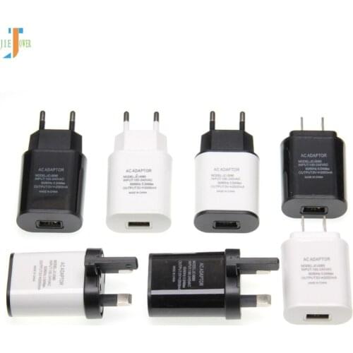 300pcs/lot Top Quality 5V 2A EU US UK Plug USB Fast Charger Mobile Phone Wall Travel Power Adapter for IPhone 8 Samsung S7 Edge