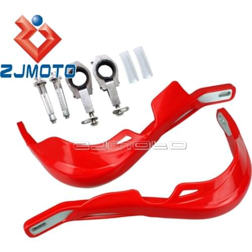 Motorcycle Hand Protectors Brush Guards Dirt Bike MX ATV 1-1/8" Handlebar Red Handguards For Honda XR XL XLR 200 250 350 400 600