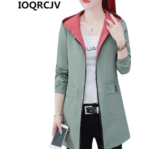 2020 New Spring Autumn Women Jacket Streetwear Hooded Coat Zippers Jackets Windbreakers Female Causal Outerwear Plus Size 4XL
