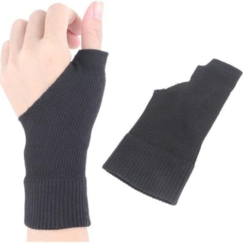 1 Pair Useful Splint Sprains Arthritis Band Belt Carpal Tunnel Hand Wrist Foot Care Tools Solid Black