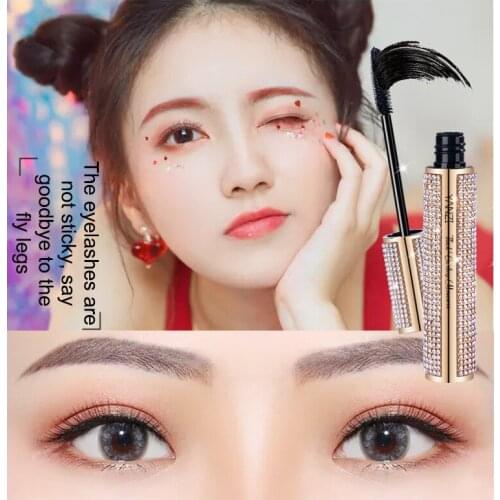 1PC New Mascara Waterproof Sweatproof No Clumping No Fainting Lasting Curl Soft Nourishing Eyelashes Make Up Mascara TSLM1