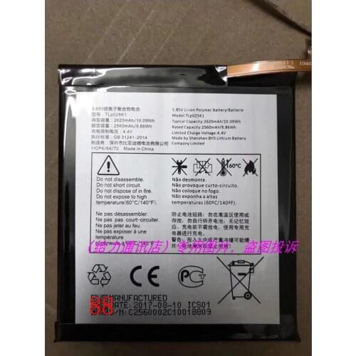 2620mAh TLp025K1 TLp025KJ Replacement Battery for Alcatel Idol 5S OT 6060S (Note: can not fIt 6060X ) Mobile Phone Batteries