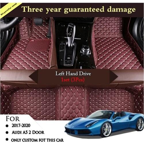 For Audi A5 2 Door 2020 2019 2018 2017 Car Floor Mats Carpets full surround car mat Floorliners Accessory Decor Styling