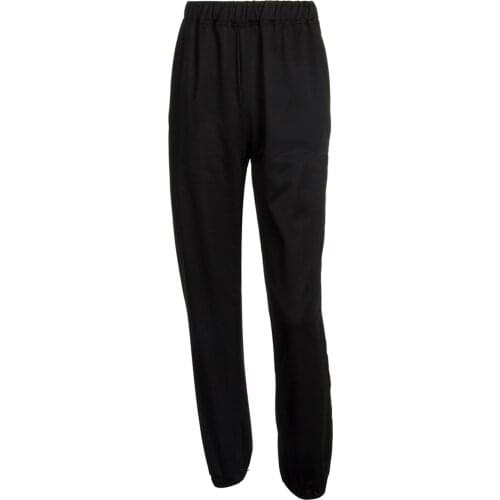 High Quality Fashion Women’s Letter Print High Waist Casual Pants Solid Color Elastic Waist Baggy Workout Trousers