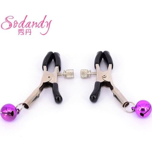 Cheap Steel Metal sexy Breast Nipple Clamps Adult Game Fetish Flirting Teasing Sex Toys For Women Nipple Stimulators, 8pcs/lot
