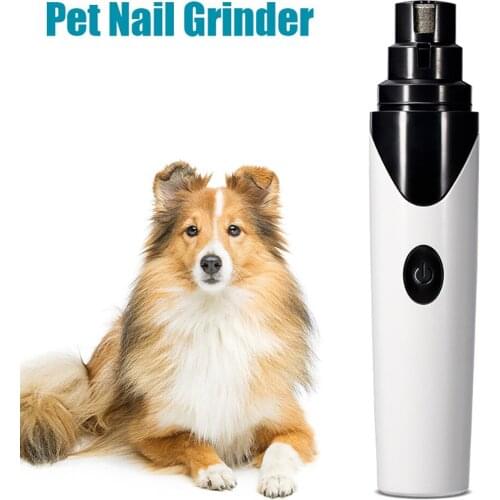 Electric Pet Nail Grinder Dog Cat Rechargeable Paws Grinding Machine USB Charging Auto Cat Dog Nail Grooming Tools