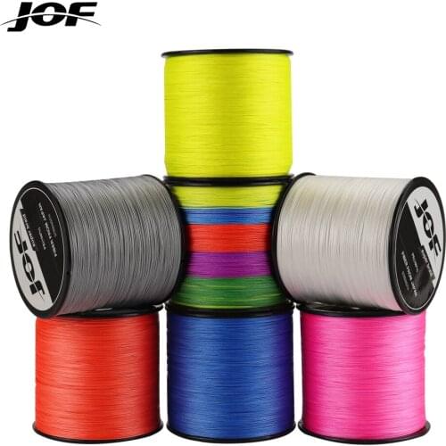 4 Strands 8 Strands 300M JOF PE Multicolor Braided Fishing Line Superior Extreme Strong 100% SuperPower