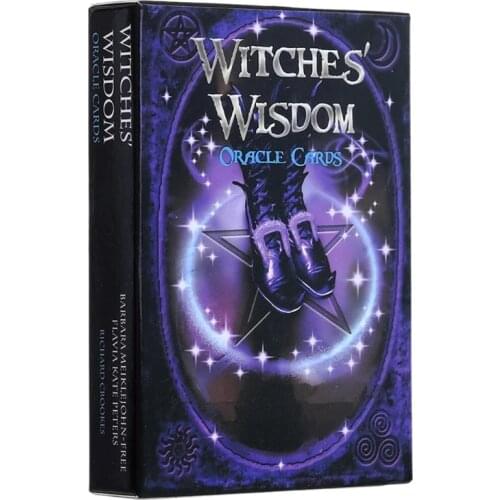 Witches' Wisdom Oracle Cards English Version 48-Card Deck Tarots Party Board Game Divination Fate Dropshipping