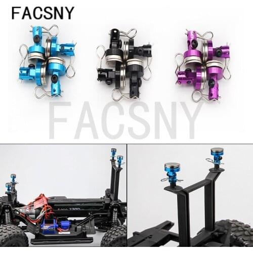 4PCS RC Car Body Posts Magnet Invisible Fixed Mount with Clip for 1/10 Axial SCX10 Traxxas TRX4 D90 D110 HSP Drift Sakura Redcat