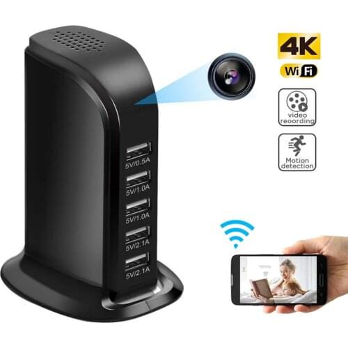 Mini Camera 4K WIFI HD 1080P IP camera Wireless Security Cam USB Wall Charger Baby Monitor micro Camcorder for Hidden Smart Home