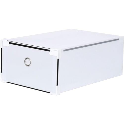 Multifunctional Foldable Shoes Storage Box Thickened Plastic Transparent Drawer Box Practical Household Product