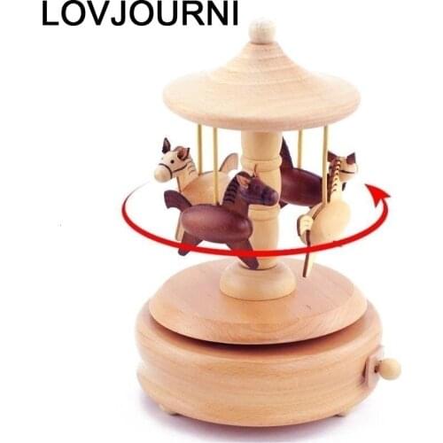 Musicale Typewriter La Land Musical Musically Home Decoration Accessories Wood Carousel Boite A Musique caja De Musica Music Box