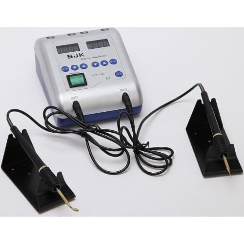 Good Quality 2016 New Electric Thin Waxer Carving knife Machine Double Pen 6 Wax Tip Pot Dental Lab