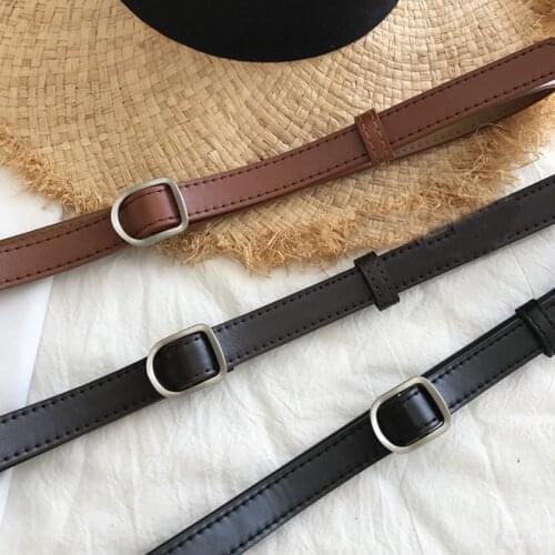 New Style Non-porous Thin Belt, Korean Version of Small Belt, Female Non-porous Belt, Female Thin Belt, Lady